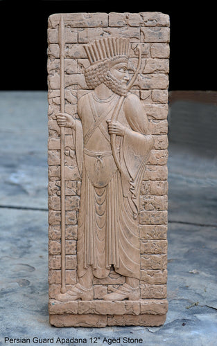 Assyrian Guard of the Kings Persian Persepolis Archer Relief art Wall Sculpture 12
