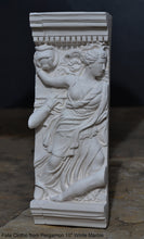 Load image into Gallery viewer, Roman Greek Fate Clotho from Pergamon Frieze Fragment Sculptural wall relief plaque www.Neo-Mfg.com 10" home decor b26

