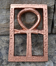 Load image into Gallery viewer, Egyptian Senebef Ankh Sculpture carving wall plaque 9&quot; www.Neo-Mfg.com home decor d28
