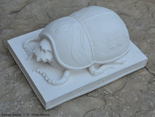 Load image into Gallery viewer, Egyptian Scarab beetle Sculpture Statue 7.75" www.Neo-Mfg.com wall or table
