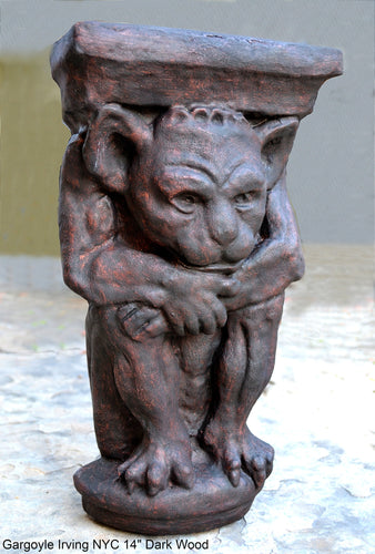 Gargoyle Irving NYC wall Shelf corbel Grotesque goblin sculpture www.NEO-MFG.com 14