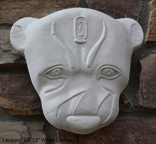 Load image into Gallery viewer, History Egyptian Leopard Tut tomb 12" sculpture wall plaque statue www.Neo-Mfg.com Museum reproduction sekhmet p15

