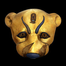 Load image into Gallery viewer, History Egyptian Leopard Tut tomb 12" sculpture wall plaque statue www.Neo-Mfg.com Museum reproduction sekhmet p15
