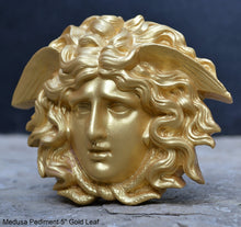 Load image into Gallery viewer, Medusa Gorgon bust Sculpture wall plaque www.Neo-Mfg.com 5&quot; home decor Museum Reproduction
