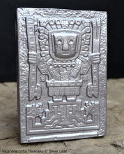 Load image into Gallery viewer, Inca Viracocha Tiwanaku Gateway sun Sculptural wall relief plaque 6&quot; www.Neo-Mfg.com home decor k16
