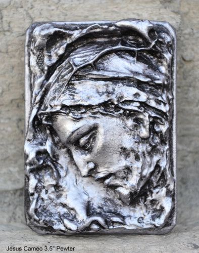 Religious Jesus Christ sculpture plaque www.NEO-MFG.com 3.5