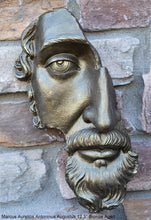 Load image into Gallery viewer, Marcus Aurelius Antoninus Augustus 3D Portrait Face Wall Plaque Sculpture Fragment 12.5&quot; www.Neo-Mfg.com
