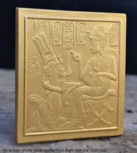 Load image into Gallery viewer, History Egyptian King Tutankhamun Tut Golden Shrine Great Enchantress Right side Sculpture 4.5&quot; www.Neo-Mfg.com Museum Reproduction k4
