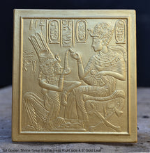 Load image into Gallery viewer, History Egyptian King Tutankhamun Tut Golden Shrine Great Enchantress Right side Sculpture 4.5&quot; www.Neo-Mfg.com Museum Reproduction k4
