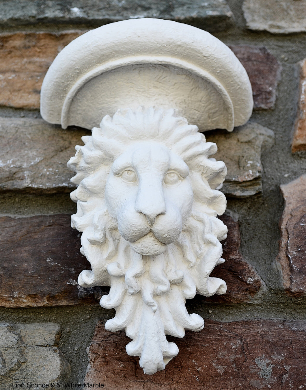 Lion sconce wall Sculpture plaque 9.5