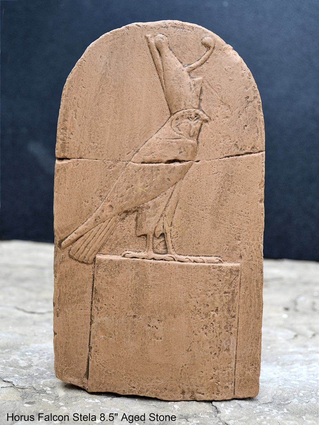 Egyptian Horus Falcon Stela Artifact Carved Sculpture Statue www.Neo-Mfg.com Wall art 8.5