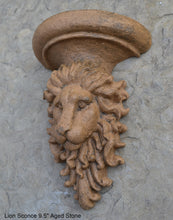 Load image into Gallery viewer, Lion sconce wall Sculpture plaque 9.5" www.Neo-Mfg.com Home decor
