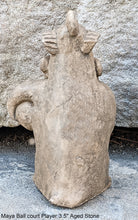 Load image into Gallery viewer, Aztec Maya Mesoamerica Chichen Itza Ball court Player statue sculpture figure www.Neo-Mfg.com 3.5"
