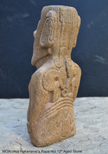 Load image into Gallery viewer, MOAI Hoa Hakananai&#39;a Rapa Nui Stone Statue Sculpture www.Neo-Mfg.com 12&quot; Easter island Museum reproduction
