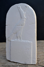 Load image into Gallery viewer, Egyptian Horus Falcon Stela Artifact Carved Sculpture Statue www.Neo-Mfg.com Wall art 8.5&quot; Museum Reproduction g7
