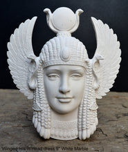 Load image into Gallery viewer, Egyptian Winged Isis in Head dress wall plaque Sculpture art 9" www.Neo-Mfg.com home decor p16
