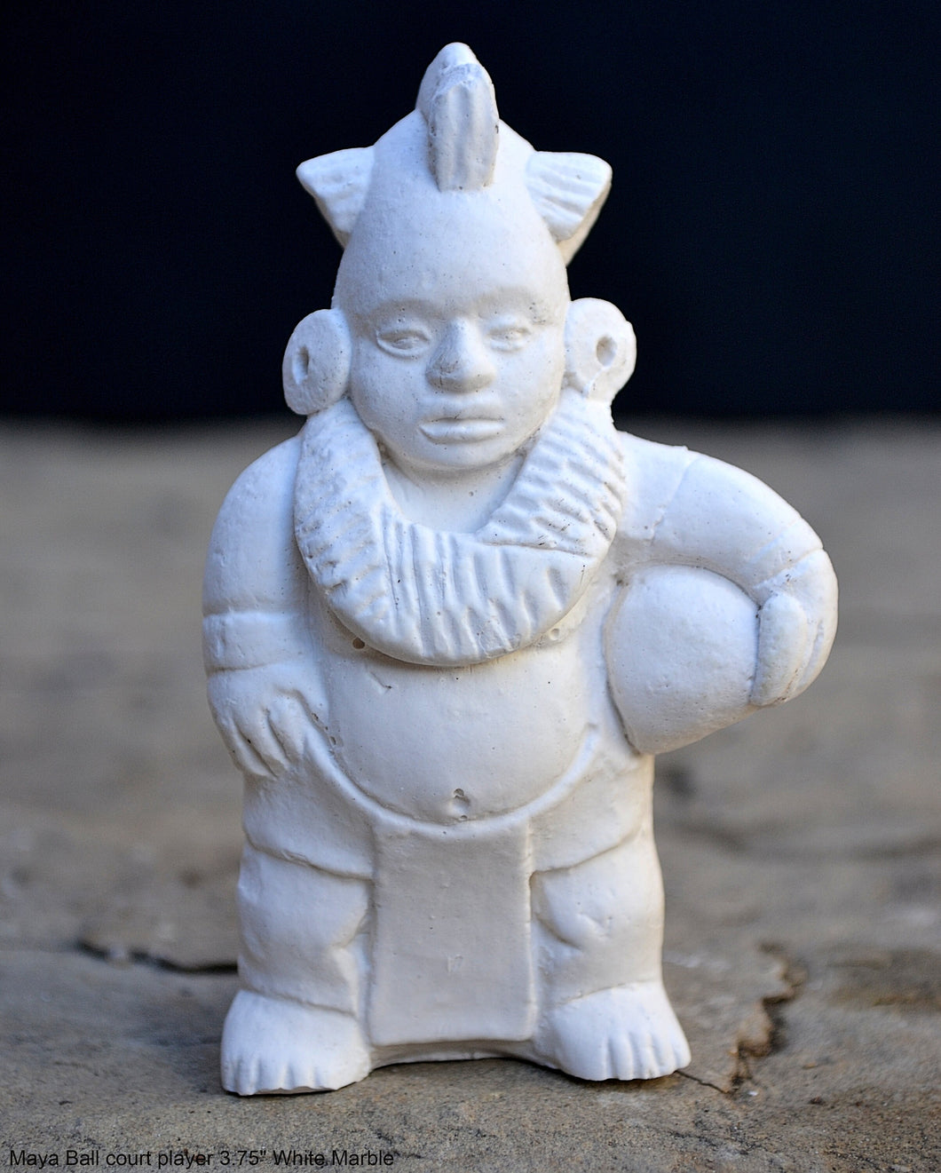 Aztec Maya Mesoamerica Chichen Itza Ball court Player statue sculpture figure www.Neo-Mfg.com 3.5