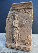 Load image into Gallery viewer, Roman Greek Dāmatēr Frieze fragment Sculpture reproduction art 12&quot; www.Neo-Mfg.com home decor a14
