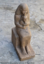 Load image into Gallery viewer, History Egyptian Senenmut holding princess Neferure i Artifact Sculpture 8&quot; www.Neo-Mfg.com home decor

