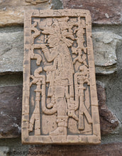 Load image into Gallery viewer, Aztec Maya Mesoamerica Rain God plaque wall Sculpture Statue www.Neo-Mfg.com 8.125&quot; j4

