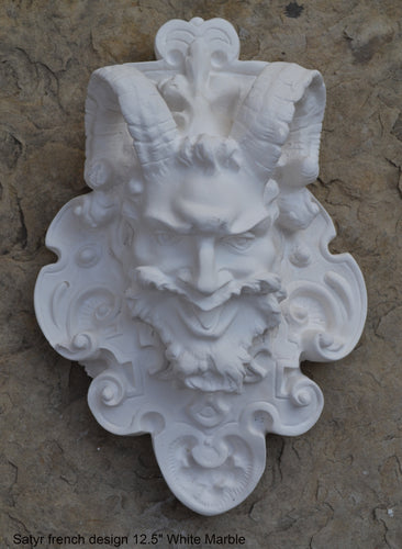 Greenman Satyr French Wall Plaque sculpture Sconce www.Neo-Mfg.com 12