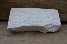 Load image into Gallery viewer, Sumerian Gilgamesh epic in cuneiform Tablet Cuneiform Sculptural www.Neo-Mfg.com museum reproduction 5.9"
