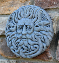 Load image into Gallery viewer, Roman Greek Gorgon&#39;s Head Temple Sulis Minerva Bath Belenos alter Sculptural Wall frieze plaque relief www.Neo-Mfg.com 7&quot; b8
