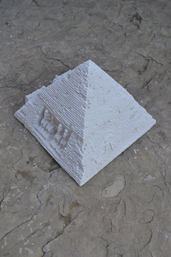 Egyptian Pyramid Pyramidion artifact carving sculpture statue www.NEO-MFG.com