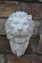 Load image into Gallery viewer, Animal Lion sentry bust wall sculpture plaque www.NEO-MFG.com 8"
