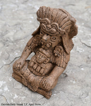 Load image into Gallery viewer, History Aztec Maya Mesoamerica Zapotec Deity Vessel Sculpture Statue www.Neo-Mfg.com 5.5&quot;
