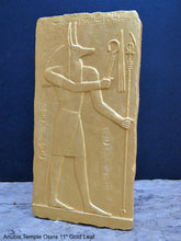 Load image into Gallery viewer, History Egyptian Anubis Temple Osiris Sculptural wall relief www.Neo-Mfg.com 11&quot; e4
