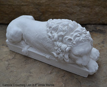 Load image into Gallery viewer, Canova Crouching Lion Sculpture Statue 8.5&quot; long www.Neo-Mfg.com home decor
