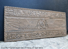 Load image into Gallery viewer, Egyptian Amon-Ra. Fragment of the South Gate of Thebes wall plaque art Sculpture 23&quot; www.Neo-Mfg.com
