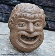 Load image into Gallery viewer, Roman Greek Hellenistic theatrical masks Sculpture Wall 7&quot; tall www.Neo-Mfg.com
