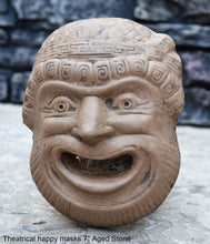 Load image into Gallery viewer, Roman Greek Hellenistic theatrical masks Sculpture Wall 7&quot; tall www.Neo-Mfg.com
