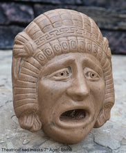 Load image into Gallery viewer, Roman Greek Hellenistic theatrical masks Sculpture Wall 7&quot; tall www.Neo-Mfg.com
