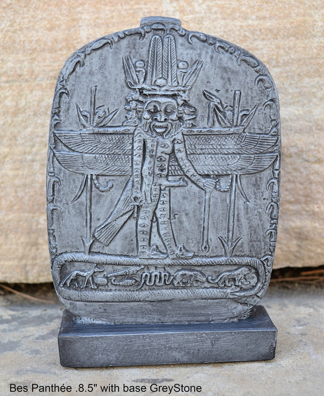 Egyptian Bes Panthée Sculpture reproduction art 8.5