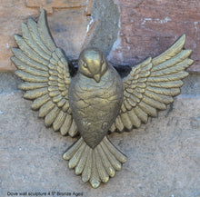 Load image into Gallery viewer, Nature Bird Dove Sculptural wall plaque relief home decor www.Neo-Mfg.com 4.5&quot;
