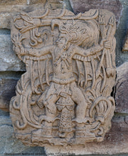 Load image into Gallery viewer, History Aztec Maya Quetzalcoatl feathered serpent Codex Artifact Carved Deity Sculpture Statue 11&quot; Tall www.Neo-Mfg.com Wall art m1
