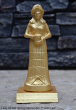 Load image into Gallery viewer, Assyrian Sumerian Goddess Inanna Ishtar Mari Lady Of Wel Spring Sculpture Statue 7&quot; Tall www.Neo-Mfg.com Goddess with Vase La déesse au vase
