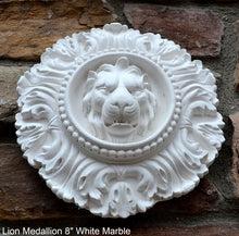 Load image into Gallery viewer, Lion Medallion Sculpture Statue 8&quot; www.Neo-Mfg.com home decor
