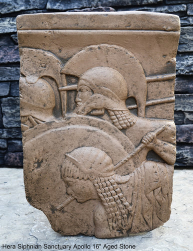 Roman Greek Hera Siphnian Sanctuary Apollo Sculptural Wall frieze plaque Fragment relief www.Neo-Mfg.com 16
