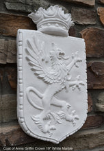 Load image into Gallery viewer, Decor Coat of Arms Griffin Crown wall plaque sign 19&quot; Grand www.Neo-Mfg.com home garden decor art medieval
