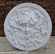 Load image into Gallery viewer, Nature Garden Greenwoman Sculpture Plaque 12" Neo-Mfg
