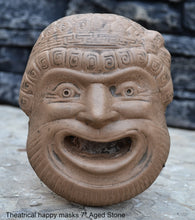 Load image into Gallery viewer, Roman Greek Hellenistic theatrical masks Sculpture Wall 7&quot; tall www.Neo-Mfg.com
