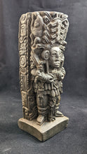 Load image into Gallery viewer, Aztec Maya Mesoamerica Totem Stela carving Artifact Stelae 8.25&quot;
