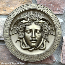 Load image into Gallery viewer, History Medusa Artifact Carved wall plaque Sculpture Statue 8" www.Neo-Mfg.com high relief
