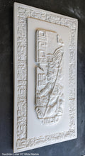 Load image into Gallery viewer, Aztec Mayan Yaxchilán Lintel Sculpture 20" www.Neo-Mfg.com Plaque relief carving
