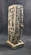 Load image into Gallery viewer, Aztec Maya Mesoamerica Totem Stela carving Artifact Stelae 8.25"
