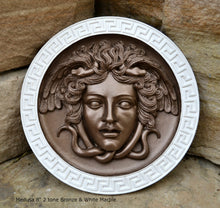 Load image into Gallery viewer, History Medusa Artifact Carved wall plaque Sculpture Statue 8&quot; www.Neo-Mfg.com high relief
